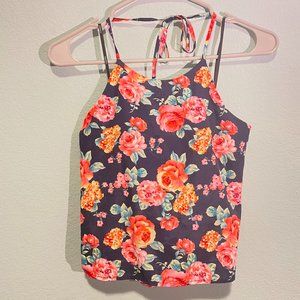 Forever 21 Floral Halter Top